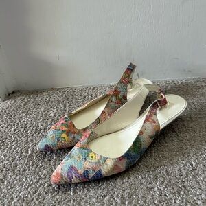 Anne Klein 8M Expert Reptile 1” Kitten Heel